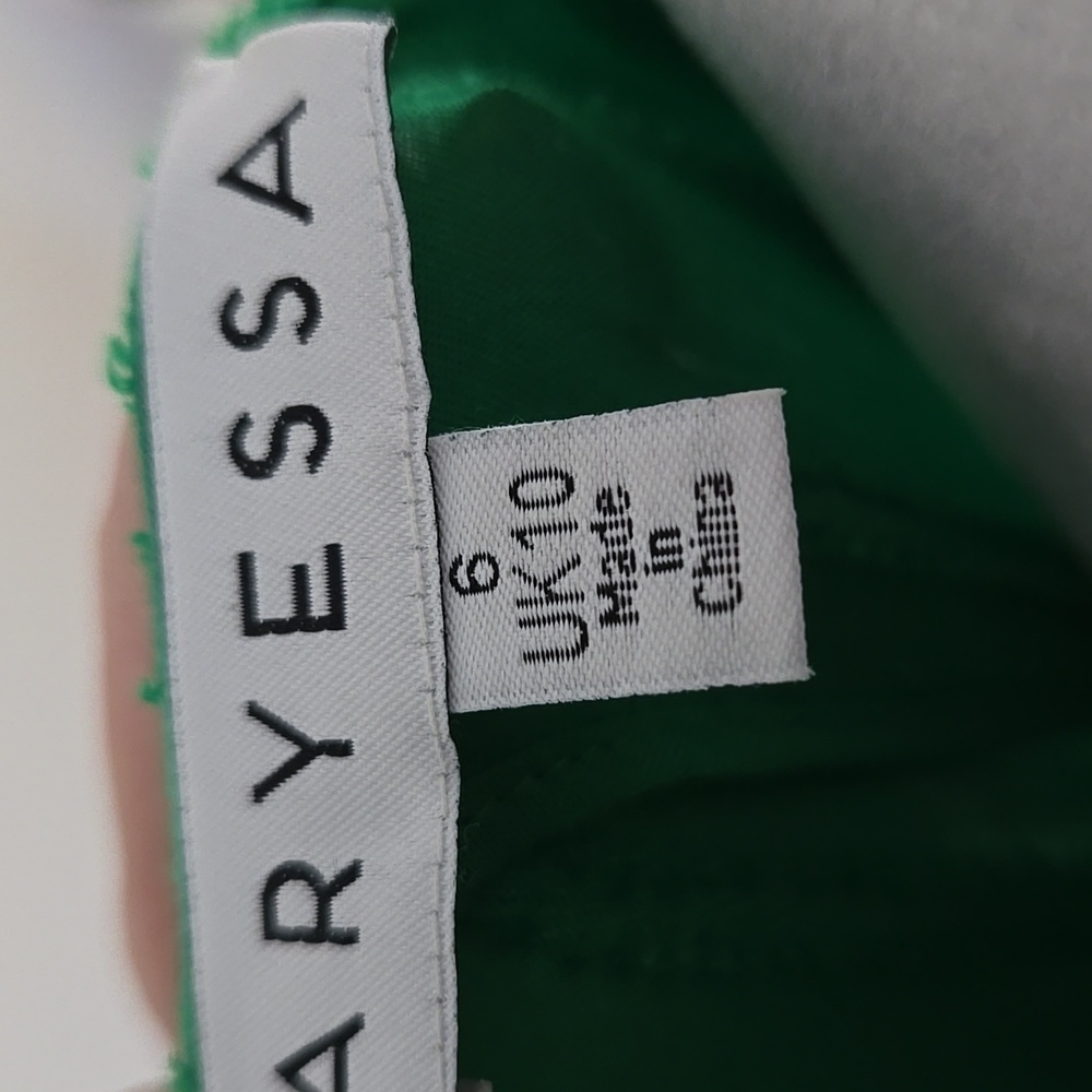 ⭐️Host Pick⭐️ Anthropologie Aryessa | Kelly Dress Emerald Green Wrap - Picture 9 of 11